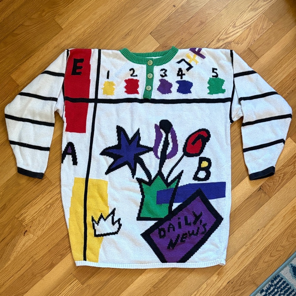 90s Teacher Sweater